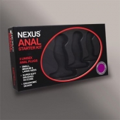 Набор из 3 массажеров простаты чёрного цвета NEXUS ANAL STARTER KIT - Nexus Range - в Ростове-на-Дону купить с доставкой