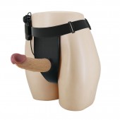 Полый вибрострапон на регулируемых трусиках Draven - 17,5 см. - Baile - купить с доставкой в Ростове-на-Дону