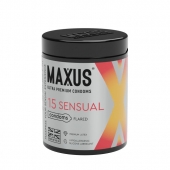 Анатомические презервативы MAXUS Sensual - 15 шт. - Maxus - купить с доставкой в Ростове-на-Дону