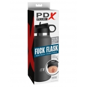 Серый мастурбатор в виде бутылки F*ck Flask - Pipedream - в Ростове-на-Дону купить с доставкой