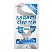 Презервативы Sagami Xtreme Ultrasafe с двойным количеством смазки - 10 шт. - Sagami - купить с доставкой в Ростове-на-Дону