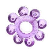 Мягкая фиолетовая гелевая насадка - Toyfa Basic - в Ростове-на-Дону купить с доставкой