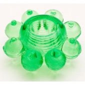 Зеленое эрекционное кольцо-цветок - Toyfa Basic - в Ростове-на-Дону купить с доставкой