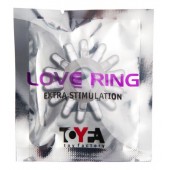 Прозрачное гелевое эрекционное кольцо с шипиками - Toyfa Basic - в Ростове-на-Дону купить с доставкой