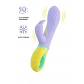 Сиреневый вибратор-кролик Wisteria - 18,5 см. - ToyFa купить в Ростове-на-Дону с доставкой в Orgasmix.ru Сиреневый вибратор-кролик Wisteria - 18,5 см. - ToyFa