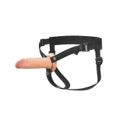 Полый страпон на ремнях 6’’ Hollow Silicone Strap-on - Pipedream - купить с доставкой в Ростове-на-Дону