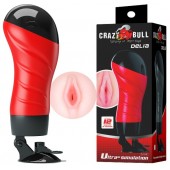 Мастурбатор-вагина Delia с вибрацией и присоской - Baile - в Ростове-на-Дону купить с доставкой