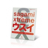 Ультратонкий презерватив Sagami Xtreme SUPERTHIN - 1 шт. - Sagami - купить с доставкой в Ростове-на-Дону