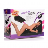 Черная подушка для секса Mount Me Inflatable Sex Position Pillow - XR Brands - купить с доставкой в Ростове-на-Дону