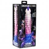 Фантазийный фаллоимитатор Tenta-Queen Ovipositor Silicone Dildo with Eggs - 29,2 см. - XR Brands