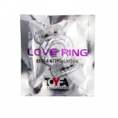 Прозрачное виброкольцо с двумя вибропульками - Toyfa Basic - в Ростове-на-Дону купить с доставкой