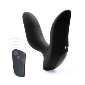 Черный вибромассажер простаты 3,5’’ Remote Control Curve P-spot Massager - 12 см. - Erokay - в Ростове-на-Дону купить с доставкой