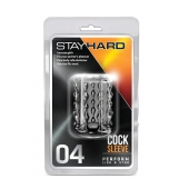 Прозрачная насадка с бороздками STAY HARD COCK SLEEVE 04 CLEAR - Blush Novelties - в Ростове-на-Дону купить с доставкой