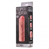Фаллоудлинитель SUPER HERO Dewil - 17,5 см. - Lola Games - в Ростове-на-Дону купить с доставкой