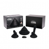 Конусный вибромассажер Cowgirl Cone с 2 насадками - CowGirl - купить с доставкой в Ростове-на-Дону