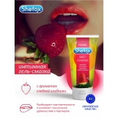 Интимная гель-смазка Shefox «Сладкая клубника» - 50 мл. - Shefox - купить с доставкой в Ростове-на-Дону