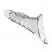 Прозрачная насадка на пенис - 22 см. - Baile - в Ростове-на-Дону купить с доставкой