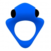 Синее эрекционное кольцо Wooomy Tribeс с вибрацией - Adrien Lastic - в Ростове-на-Дону купить с доставкой