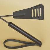 Черный кожаный стек «Сириус» - 60 см. - Sitabella - купить с доставкой в Ростове-на-Дону