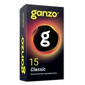 Классические презервативы с обильной смазкой Ganzo Classic - 15 шт. - Ganzo - купить с доставкой в Ростове-на-Дону