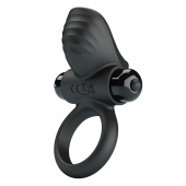 Черное эрекционное кольцо с вибрацией Adrien - Baile - в Ростове-на-Дону купить с доставкой