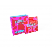 Презервативы с разогревающим эффектом Expert Hot Love - 3 шт. - Expert - купить с доставкой в Ростове-на-Дону