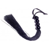 Черная силиконовая плеть - 37 см. - Boys of Toys - купить с доставкой в Ростове-на-Дону