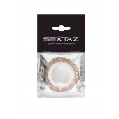 Эрекционное кольцо с бежевыми «ресничками» - Sextaz - в Ростове-на-Дону купить с доставкой