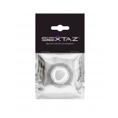 Эластичное эрекционное кольцо с длинными черными «ресничками» - Sextaz - в Ростове-на-Дону купить с доставкой