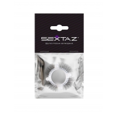 Эластичное кольцо с «ресничками» и 4 шариками - Sextaz - в Ростове-на-Дону купить с доставкой