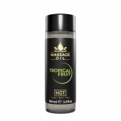 Массажное масло c ароматом тропических фруктов Massage Oil - 100 мл. - HOT - купить с доставкой в Ростове-на-Дону