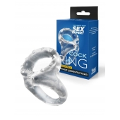 Прозрачное двойное эрекционное кольцо - Sex Expert - в Ростове-на-Дону купить с доставкой