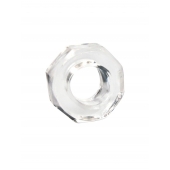 Прозрачное эрекционное кольцо в форме гайки - Sex Expert - в Ростове-на-Дону купить с доставкой