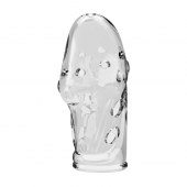 Прозрачная насадка на пенис Booker - 8 см. - Baile - в Ростове-на-Дону купить с доставкой