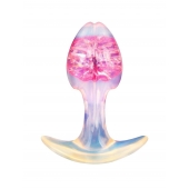 Розоватая анальная пробка - 8,2 см. - AnaLove