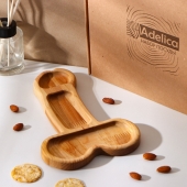 Деревянное блюдо для подачи в форме члена (25 х 16,5 х 1,7 см) - Сима-Ленд - купить с доставкой в Ростове-на-Дону