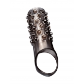 Дымчатая насадка на пенис с выпуклостями - 12 см. - Sex Expert - в Ростове-на-Дону купить с доставкой