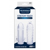 Набор из 2 прозрачных насадок на член Seductive Tickler Sleeves Set - NMC - в Ростове-на-Дону купить с доставкой