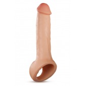 Телесная насадка-удлинитель Thrive 8.75 Inch Realistic Penis Extender Sleeve - 22,2 см. - Blush Novelties - в Ростове-на-Дону купить с доставкой