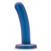 Синяя насадка с гладкой поверхностью Surrender 5.75 Inch Intermediate Pegging Dildo - 14,6 см. - Blush Novelties - купить с доставкой в Ростове-на-Дону