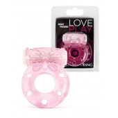 Розовое эрекционное виброкольцо с бабочкой - 1137 - в Ростове-на-Дону купить с доставкой