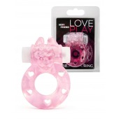 Розовое эрекционное виброкольцо в форме зайчика - 1137 - в Ростове-на-Дону купить с доставкой