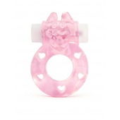Розовое эрекционное виброкольцо в форме зайчика - 1137 - в Ростове-на-Дону купить с доставкой