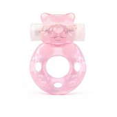 Розовое эрекционное виброкольцо в форме мишки - 1137 - в Ростове-на-Дону купить с доставкой
