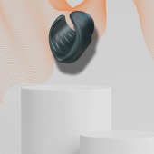 Серый сквозной мастурбатор с вибрацией Manwan Starter - Manwan - в Ростове-на-Дону купить с доставкой