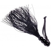 Черная силиконовая плетка - 25,4 см. - Boys of Toys - купить с доставкой в Ростове-на-Дону