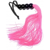 Розовая силиконовая плеть - 35,5 см. - Boys of Toys - купить с доставкой в Ростове-на-Дону