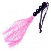 Розовая силиконовая плеть - 35,5 см. - Boys of Toys - купить с доставкой в Ростове-на-Дону
