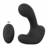 Черная анальная вибропробка с функцией расширения RC Butt Plug with 3 functions - Orion - в Ростове-на-Дону купить с доставкой