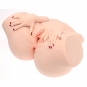 Телесный мастурбатор-полуторс Barbie - Naked Factory - в Ростове-на-Дону купить с доставкой